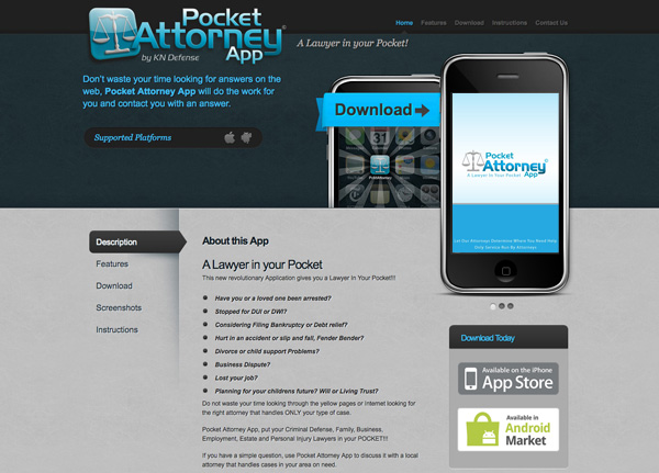 Pocket Attorney App